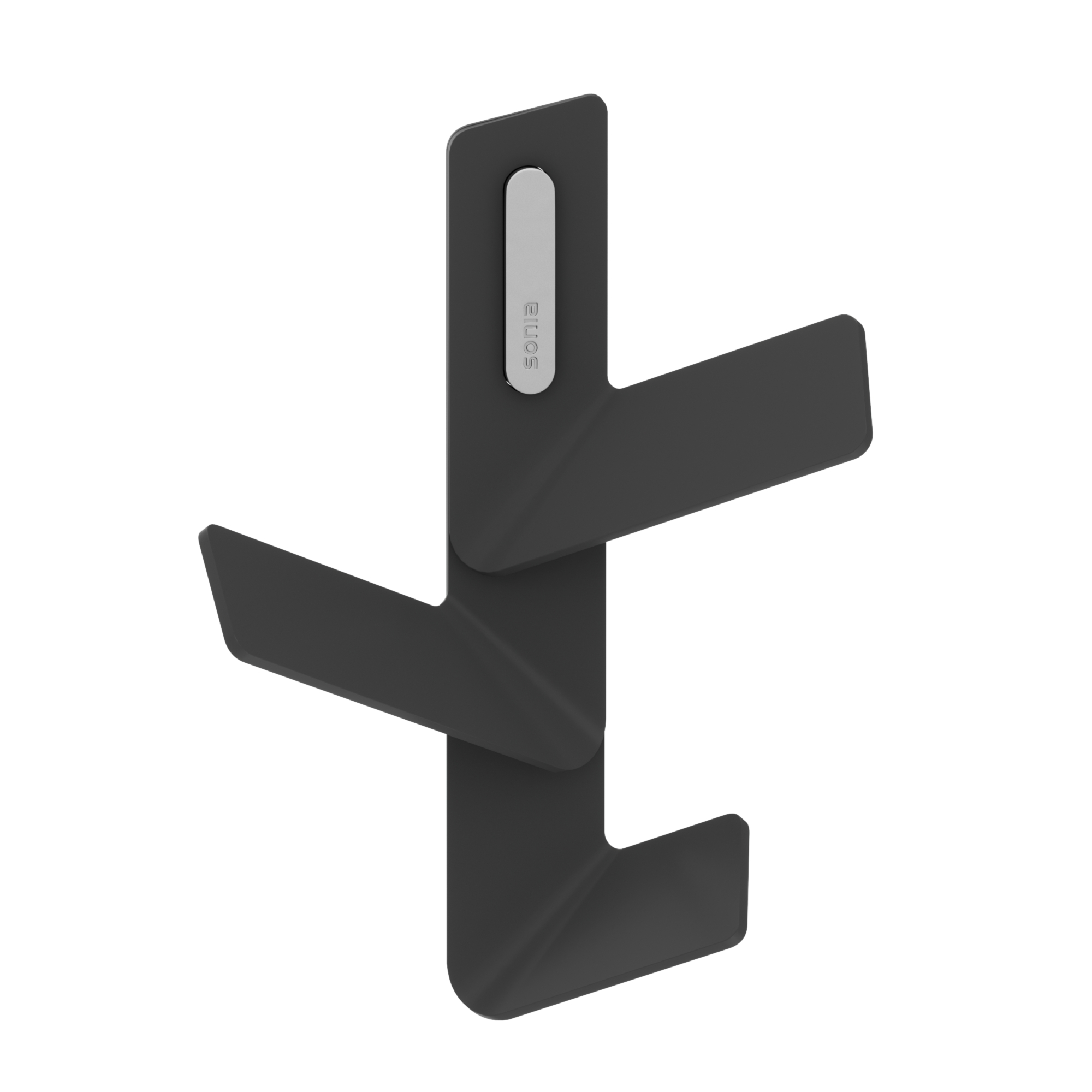 188550 Тройной крючок 21 см цвет Черный Sonia FLAMA Испания