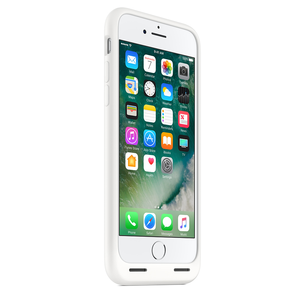 MN012ZM/A Iphone 7 smart battery case - white Apple Santreyd  - Вид №8