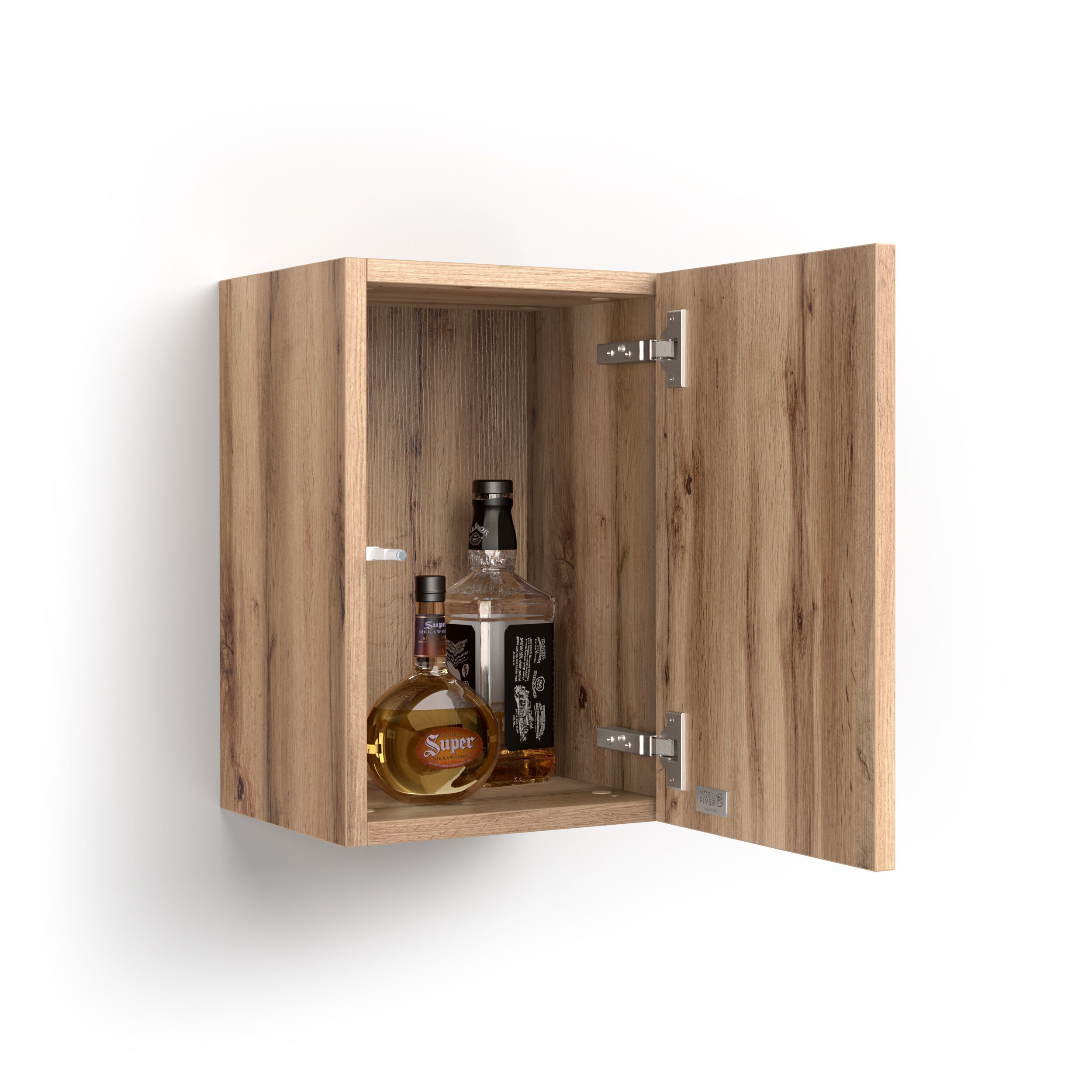 Вертикальный навесной шкаф из меламиновой ткани с дверным полотном Mobili Fiver IACOPO ARCH-00123414 - Вид №2