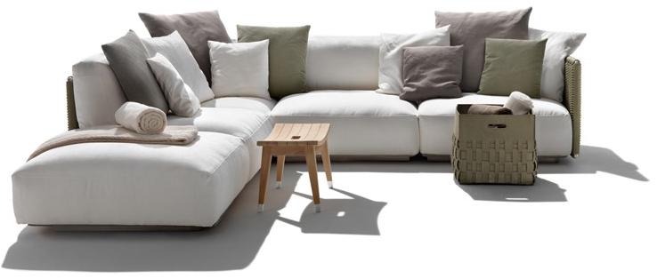 Flexform 4-х местный модульный диван из ткани Eddy sun-id-1476990 - Вид №1