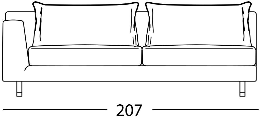 Marac 3-х местный тканевый диван со съемным чехлом sun-id-1404027 - Вид №9