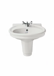GH101298 Подвесная раковина настенная овальная Gentry Home  белая