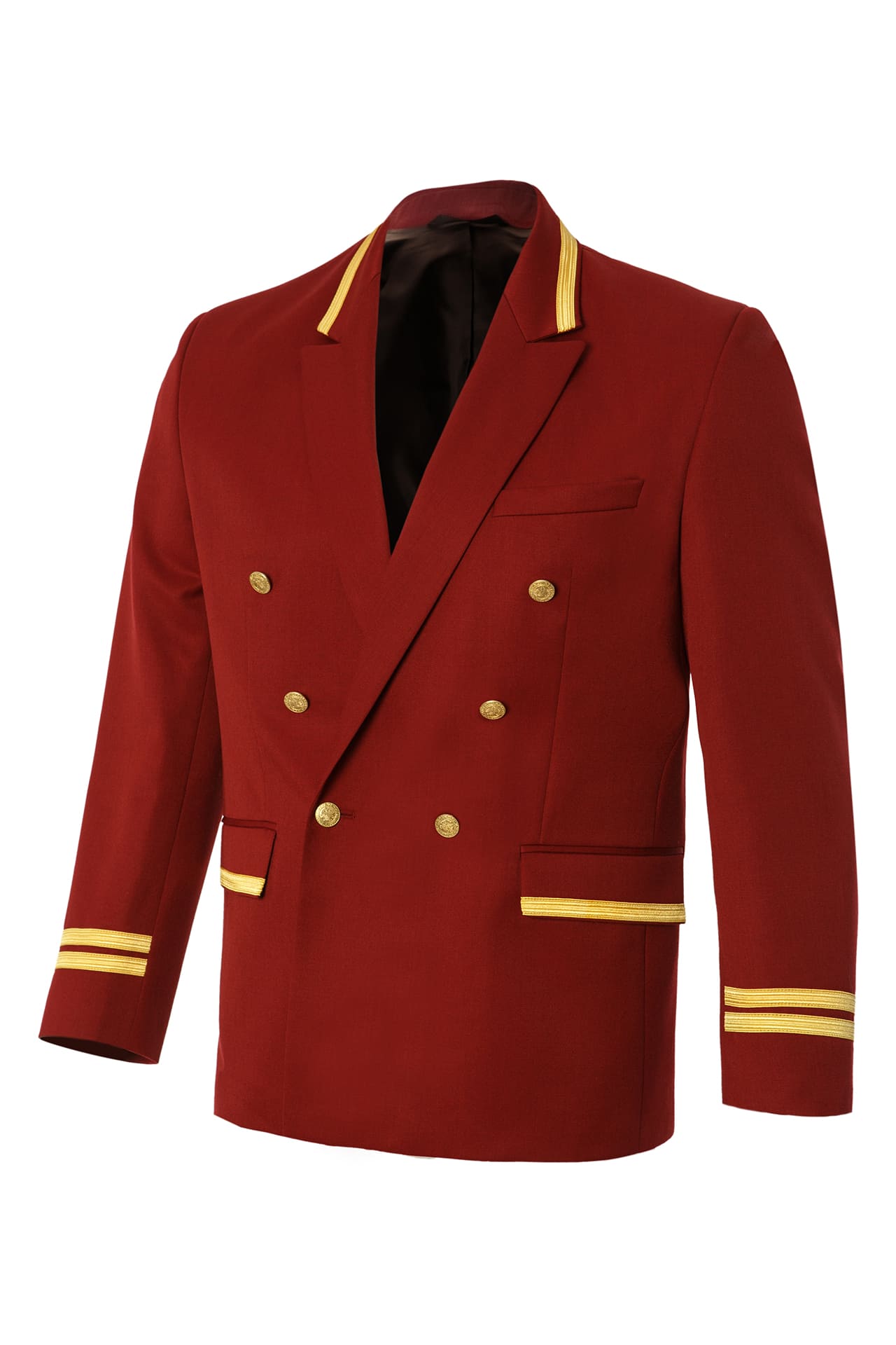 69777 Пиджак двубортный  Швейцар bordeaux El-Risto  Бренд "El-Risto" (Эль Ристо), каталог товаров размер 44/170 