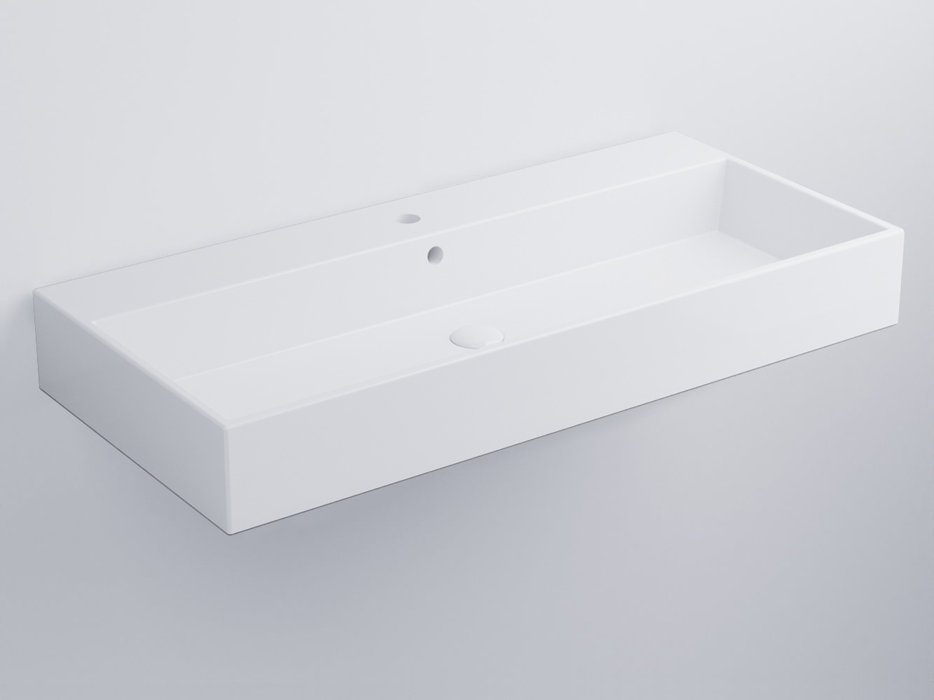 SMLAA100-BL Раковина прямоугольная 100 cielo Smile Ceramica Cielo