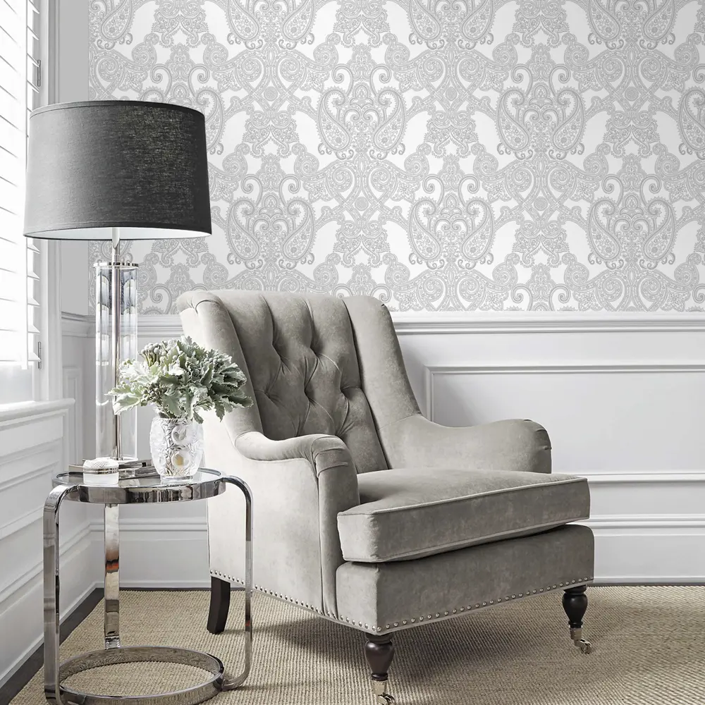 Обои флизелиновые Erismann Elegance серые 1.06 м 3644-2 82136431 STLM-2189769 - Вид №2