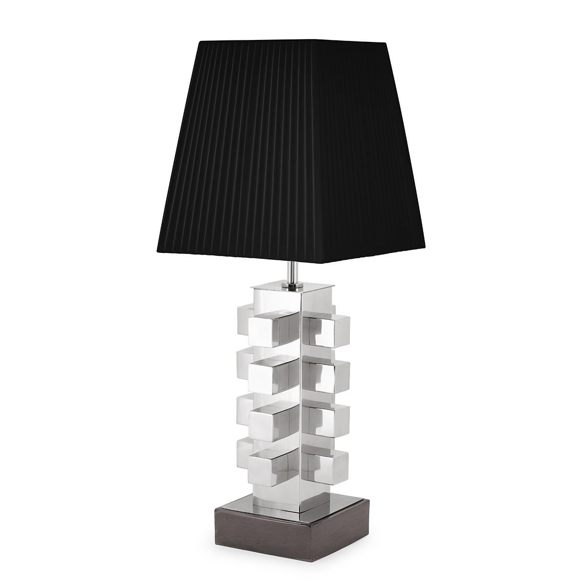500261-BS ABHIKA НАСТОЛЬНАЯ ЛАМПА ДОБ ТРЕЗОР BLACK/SILVER  - Вид №2