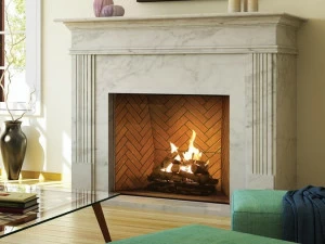 BRITISH FIRES Закрытый газовый камин с дистанционным управлением