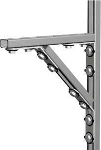 6584051 Монтажные профиля BIS RapidRail® Уголки 135° для создания конструкций из профиля RapidRail WALRAVEN  - Вид №2