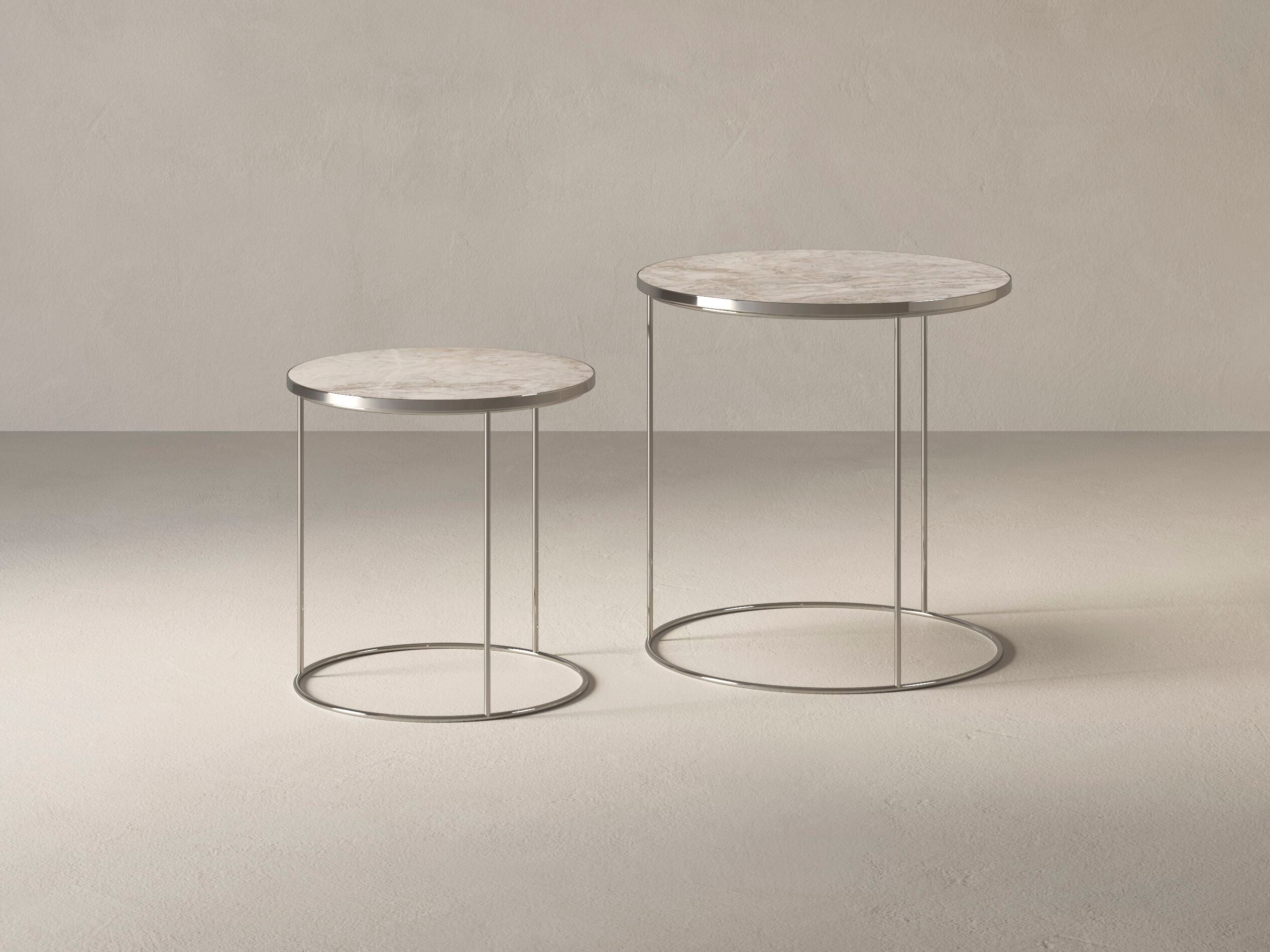 Круглый журнальный столик из керамогранита Casalgrande Padana Convivialis ARCH-00066873