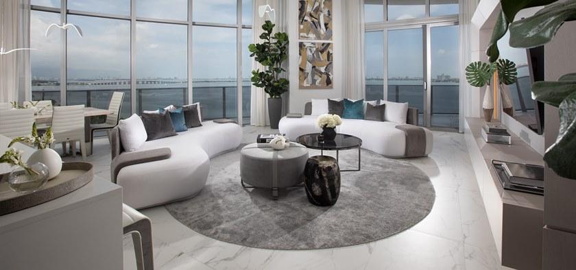 MORADA Изогнутый диван из ткани  Silhouette som  - Вид №3