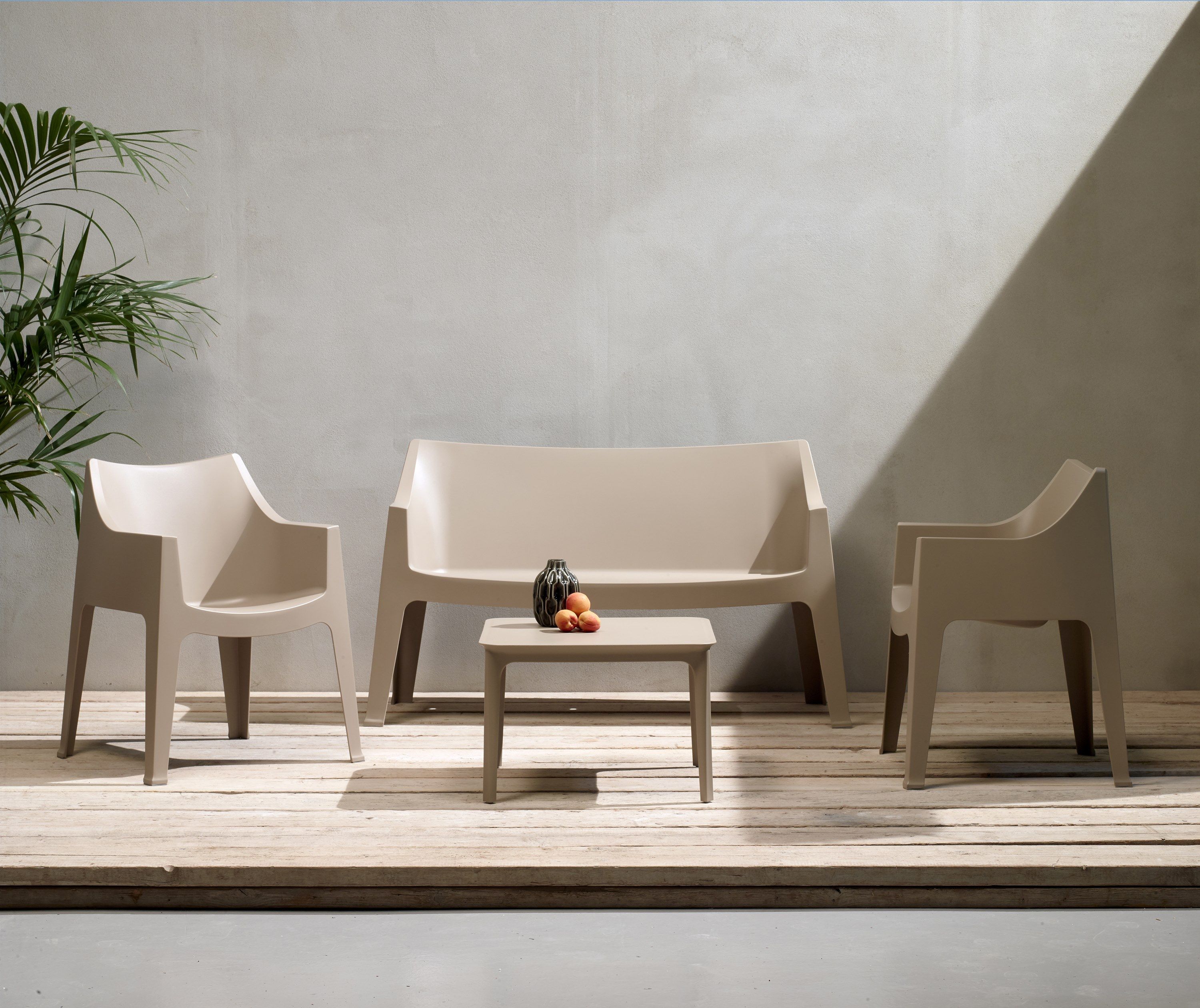 Штабелируемый стул из полипропилена с подлокотниками S-CAB Coccolona ARCH-00057264 - Вид №1