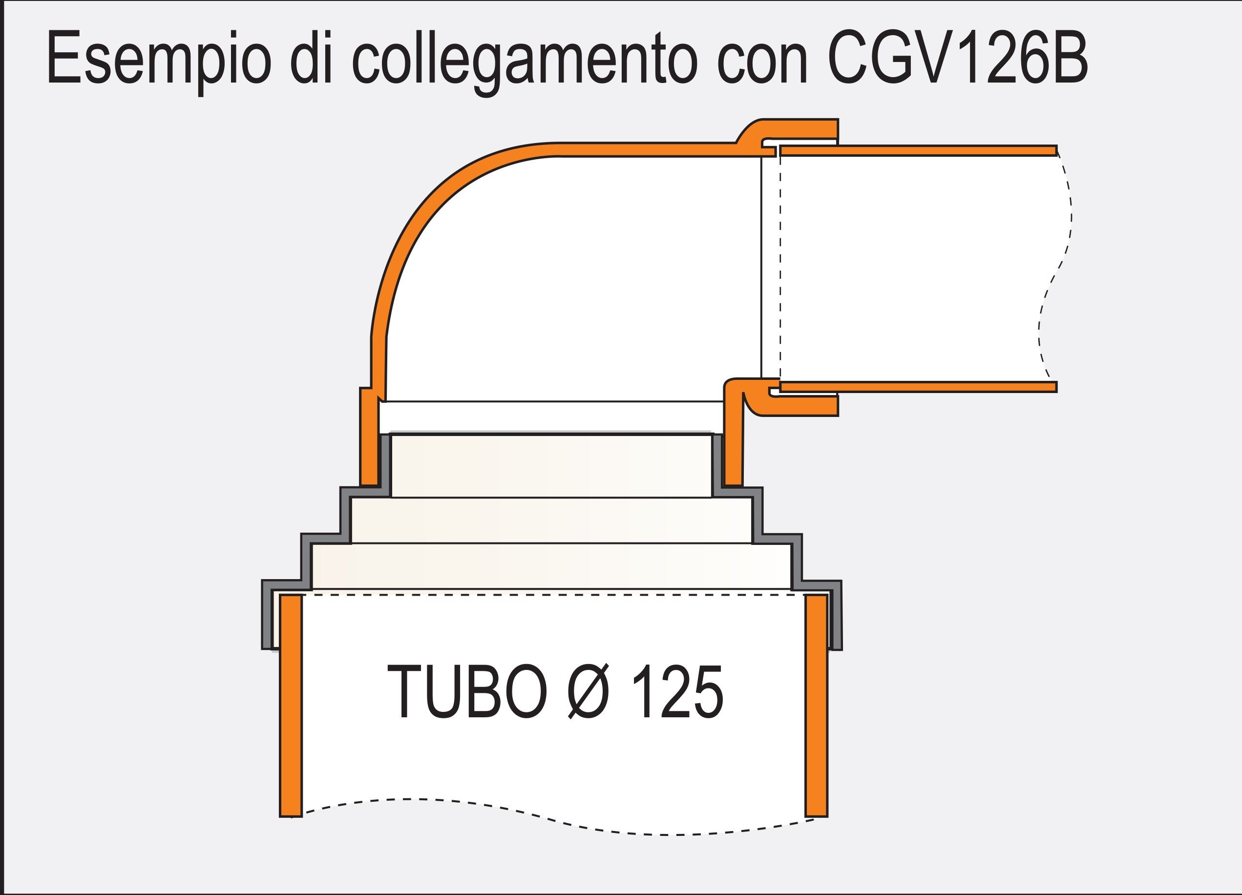 Конус сокращения ABS для прямого подключения First Corporation вентиляция ARCH-00073629 - Вид №2