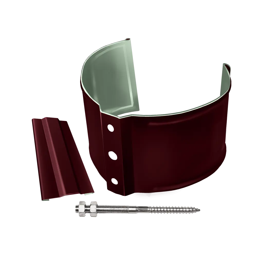 Кронштейн на кирпич РЕ 90 мм цвет красный Grand Line STLM-2122142