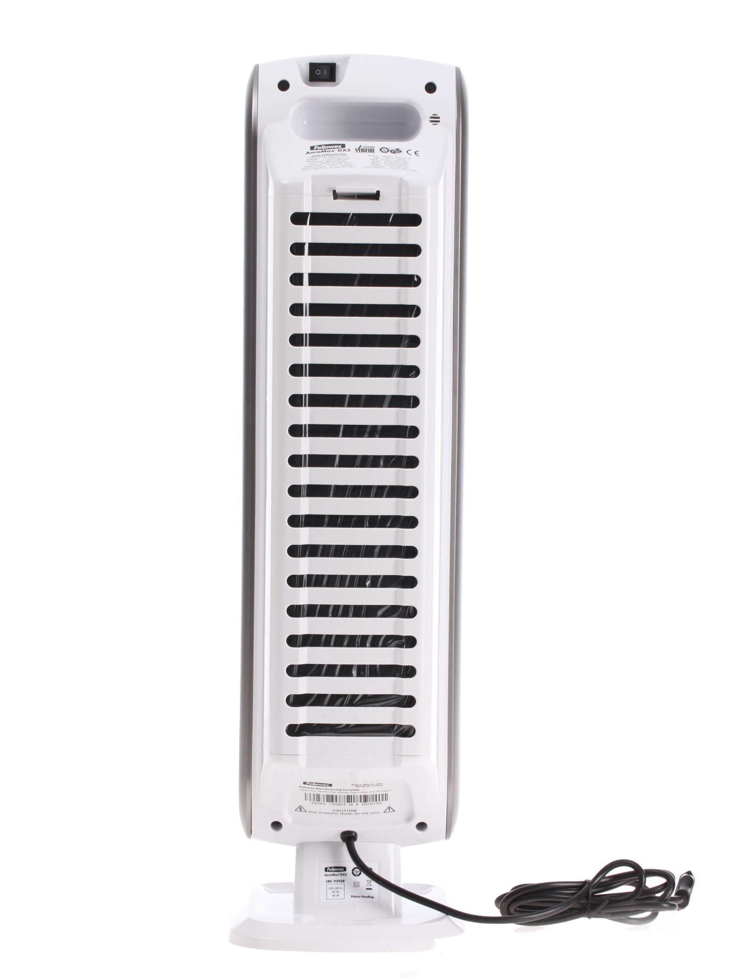 6676664 Очиститель воздуха Fellowes AERAMAX DX5 белый STDN-0010373 - Вид №3