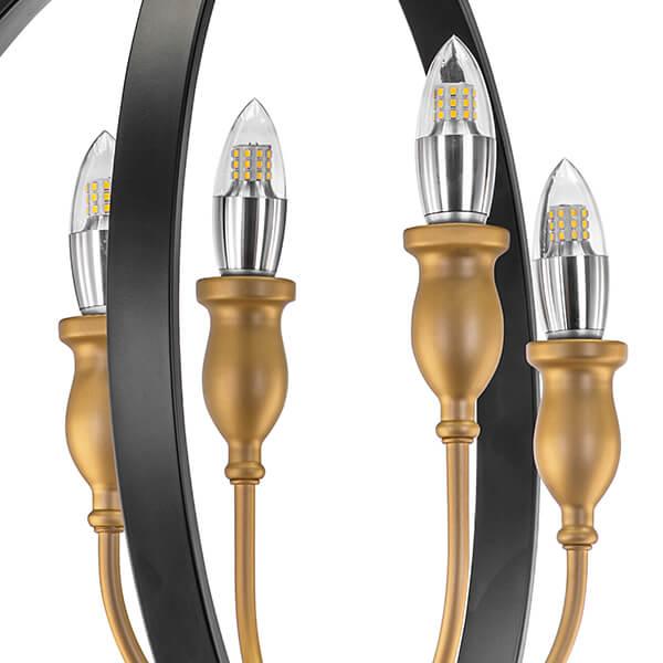 Подвесная люстра Lightstar Cero 731247 LIGHTSTAR ДИЗАЙНЕРСКИЕ, CERO, ШАР 220323 Черный  - Вид №3