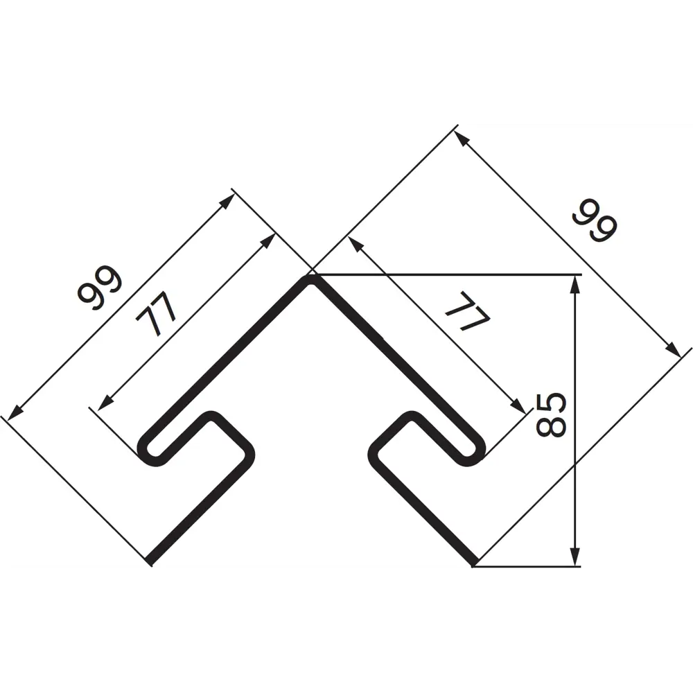 Угол наружный ARTENS 3000 мм цвет бежевый 83630837 STLM-2057647  - Вид №1