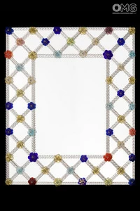 3643 ORIGINALMURANOGLASS Венецианское зеркало Клаудий - муранское стекло OMG  см