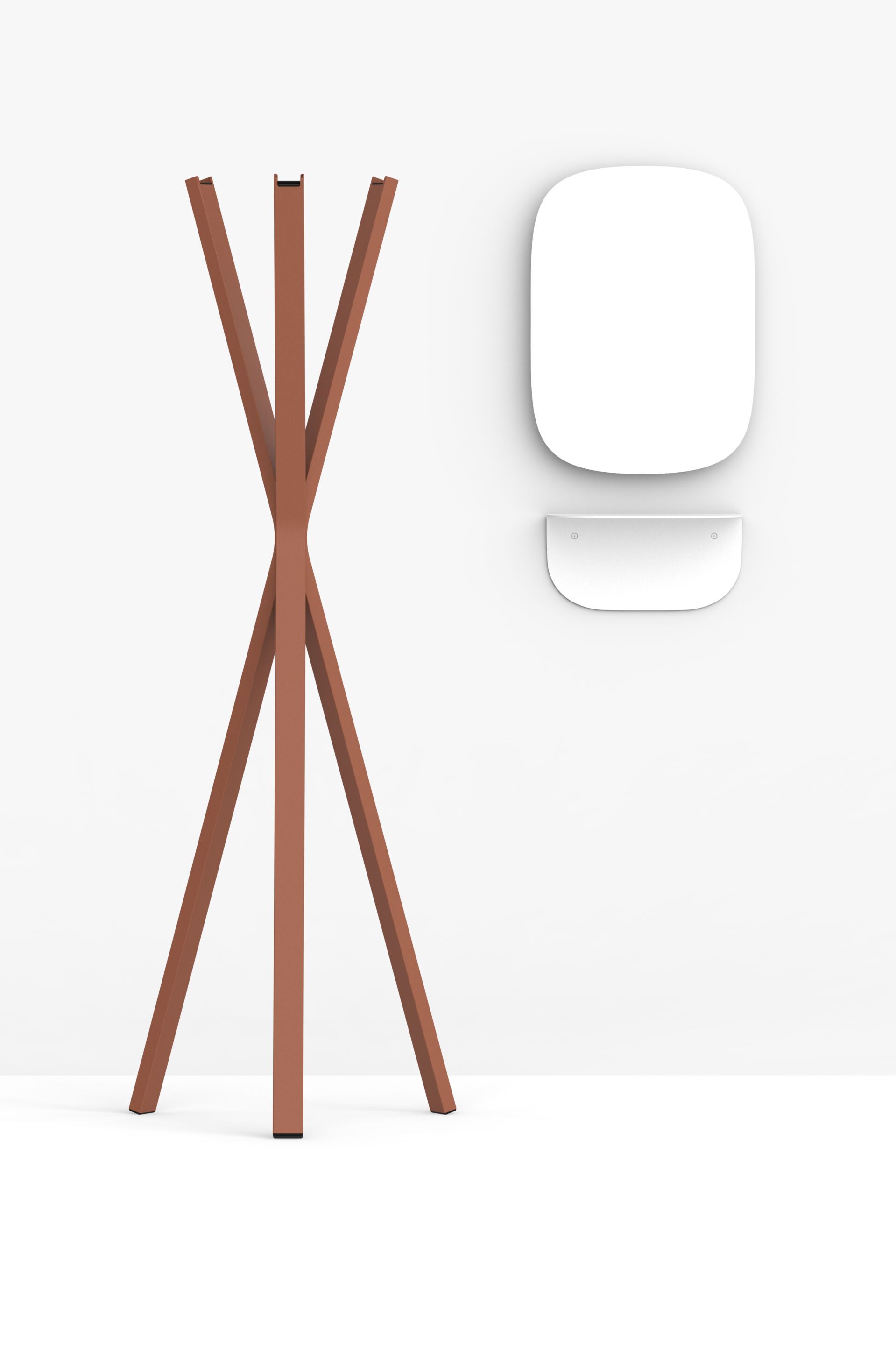 Настенное стеклянное зеркало FUNCTIONALS слайд ARCH-00054192 - Вид №10