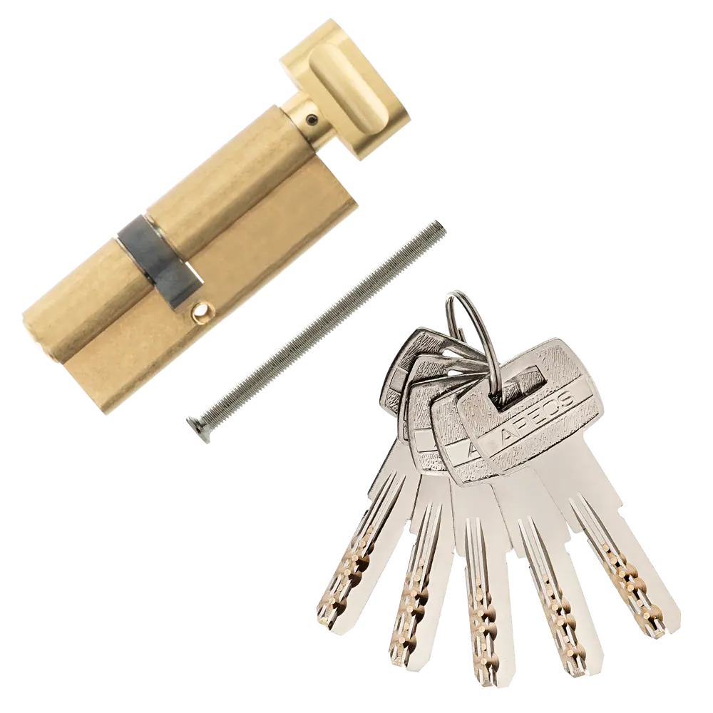 Цилиндровый механизм APECS Pro с защитой от взлома, ключ-вертушка 84168045 SM STLM-0046660 - Вид №1