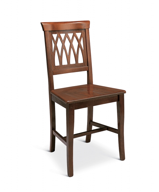 2500/l Tifernoit Стул "Грата" с деревянным сиденьем. Soggiorno 