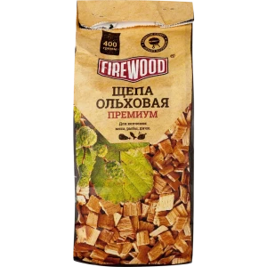 Щепа для копчения, ольха, 400 г