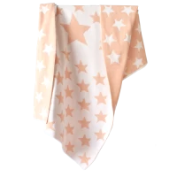 Плед MAKE A WISH W&O APERO ДВУХСТОРОННИЕ, ЗВЕЗДЫ 010303 Бежевый;белый