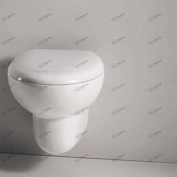 40017 Подвесной унитаз настенный Зеленый Althea Ceramica Contract Fly Италия