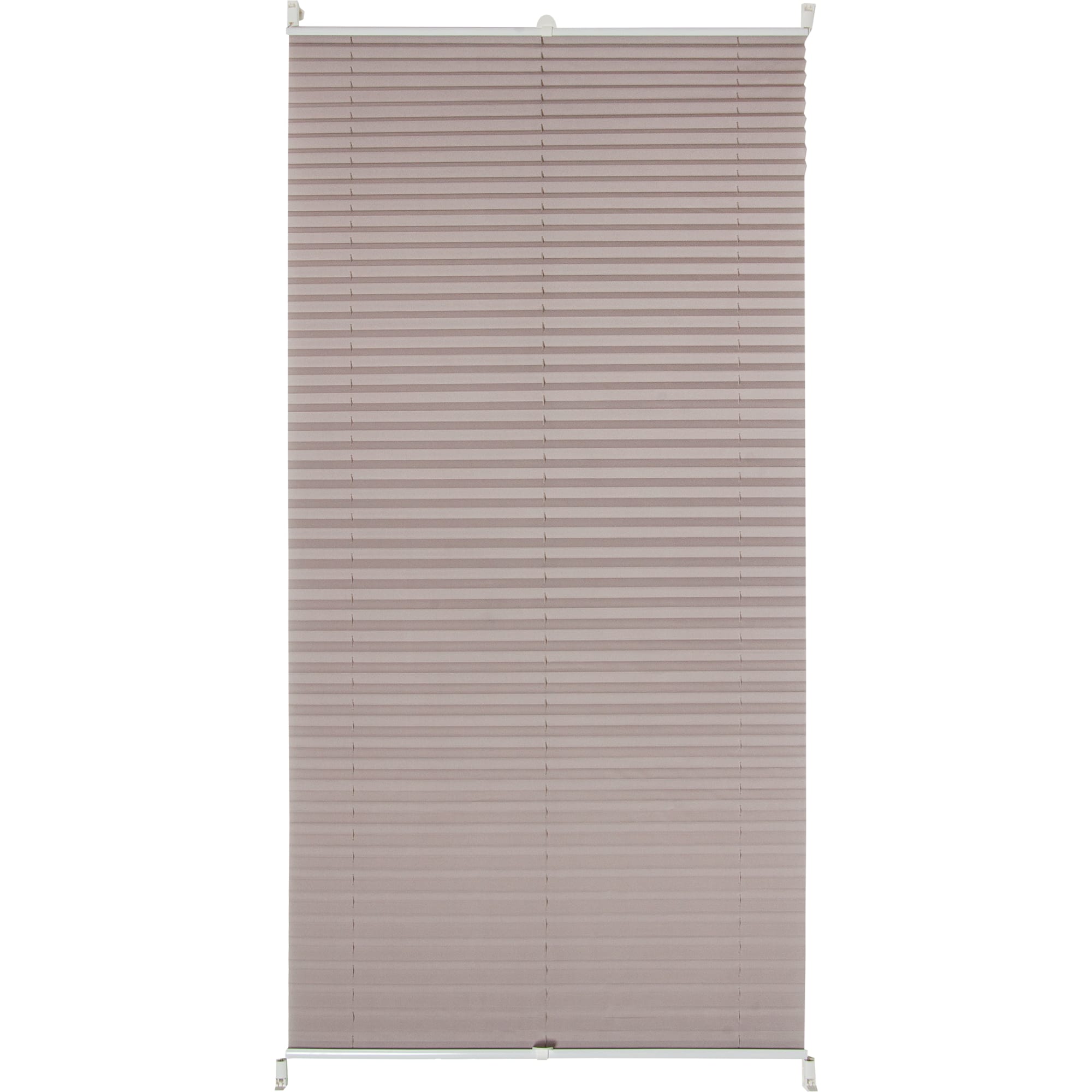 82057290 Штора плиссе «Плайн», 65х160 см, текстиль, цвет серый Santreyd 