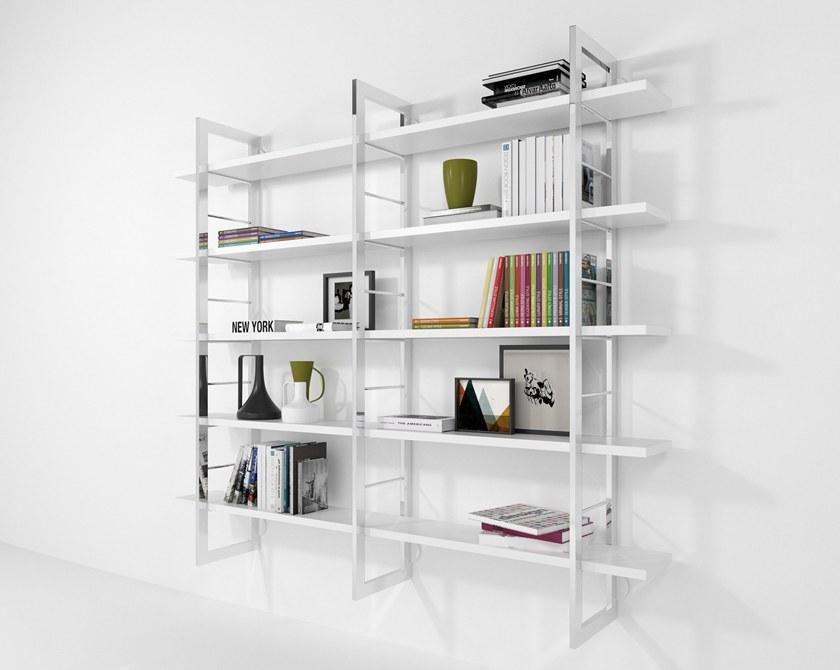 Barel Настенный книжный шкаф из лакированного дерева и железа sun-id-1458762 - Вид №1