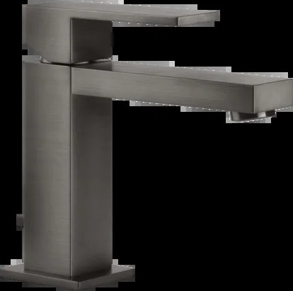 Смеситель для умывальника 20001 707 Gessi Rettangolo ЧЕРНЫЙ МЕТАЛЛ BR. PVD