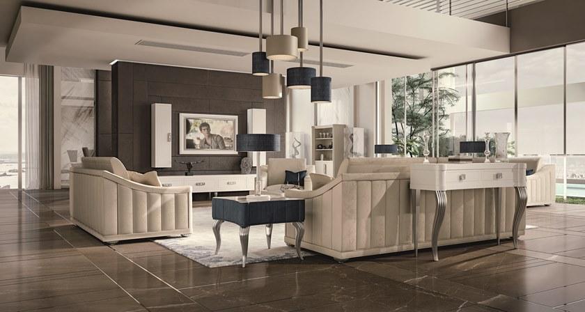 Valderamobili Комод из лакированного дерева со встроенными ручками Aura Aug095 - Вид №1