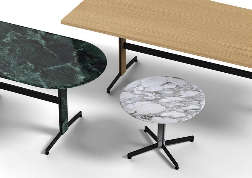 arrmet Круглый мраморный стол с основанием 4 звезды Piana 1066 - Вид №2