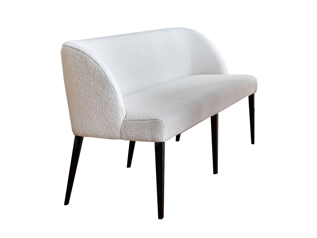 Мягкая скамейка из ткани со спинкой DOM EDIZIONI COLETTE DINNER ARCH-00143922