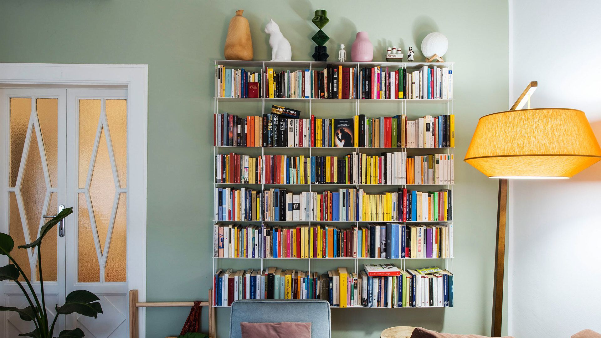 Алюминиевый секционный настенный книжный шкаф KRIPTONITE Krossing ARCH-00131150 - Вид №11