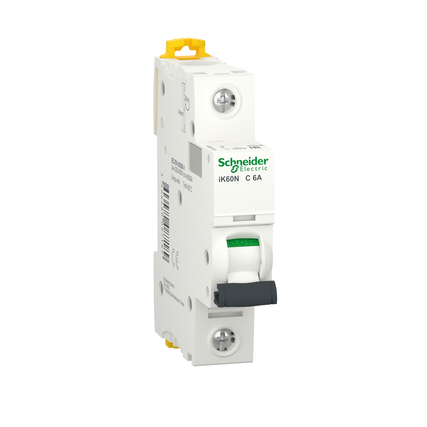 A9K24106 Автоматический выключатель Acti9 1P 6А (C) 6кА Schneider Electric Acti 9 