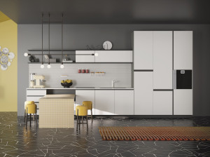 Кухня с полуостровом