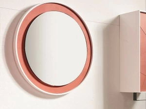 Acquabella Круглое зеркало akron © в настенной раме