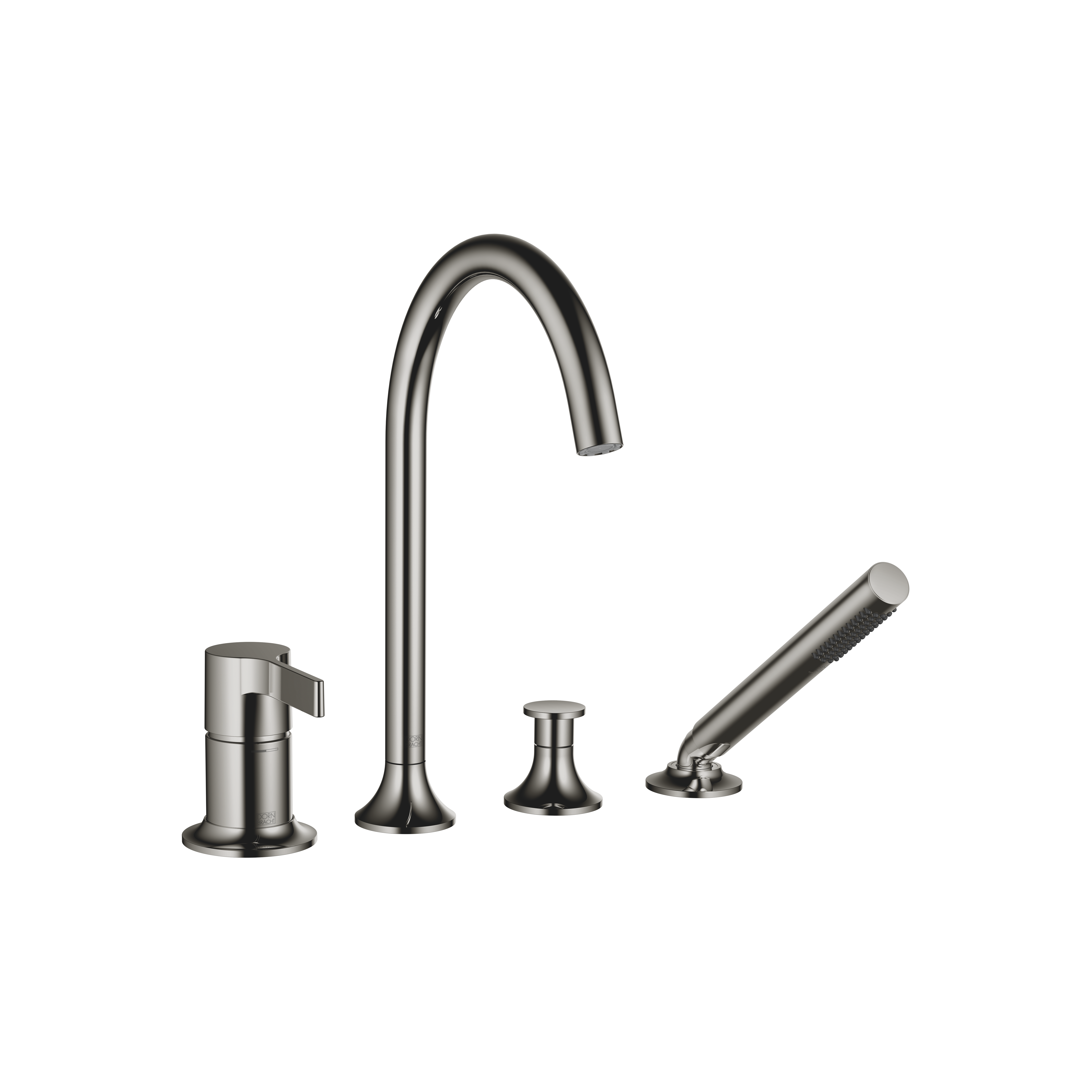 VAIA Душевой набор для ванны, монтаж на край ванны или на край плитки - Темный хром DornBracht 27632809-19