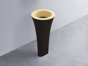 AMLA45-CN+AMPILT-BA+AMCOLT-LV Раковина Amedeo Tondo отдельностоящая cielo Enjoy + Amedeo