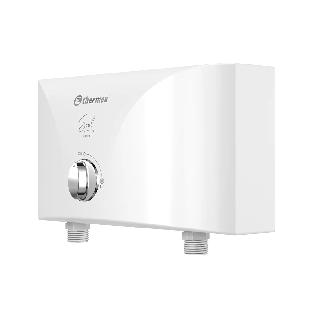 Проточный водонагреватель электрический Thermex Soul 3500 shower 2110643.5 кВт белый с душевой лейкой STLM-2159037 - Вид №3