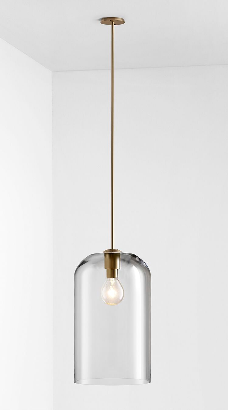 Подвесной светильник из стали и стекла Articolo Studios Lumi ARCH-00103743 - Вид №1