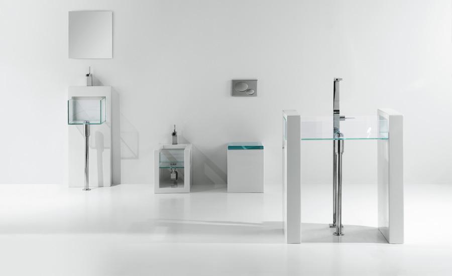 GLLACOL60FS Напольная раковина стоящая GSG CERAMIC GLASS - Вид №5