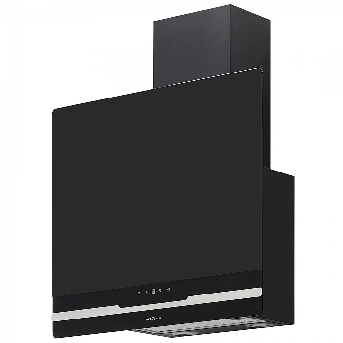 9946170 Вытяжка наклонная KRONA DOMENIKA 600 S черный/серебристый STDN-0090070 - Вид №1