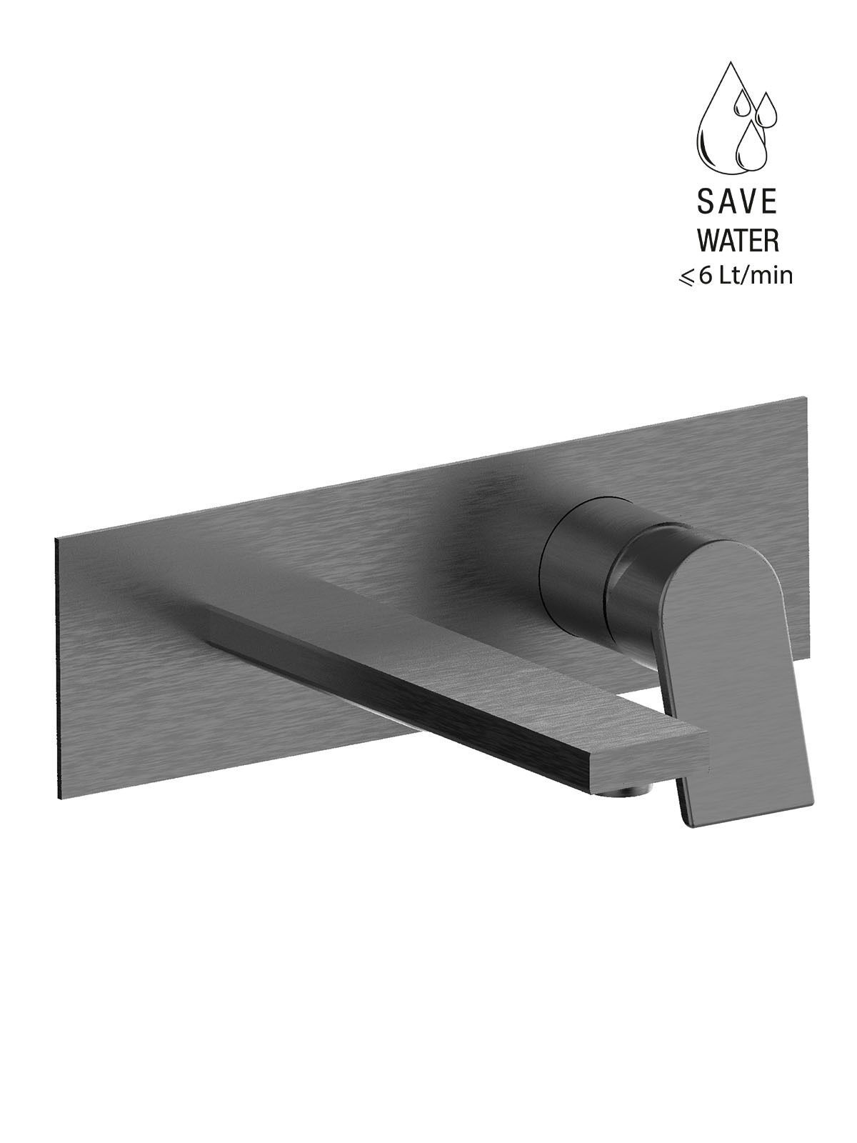 Однорычажный настенный смеситель для раковины без слива Rubinetterie Frattini Gintonic ARCH-00131555 - Вид №13