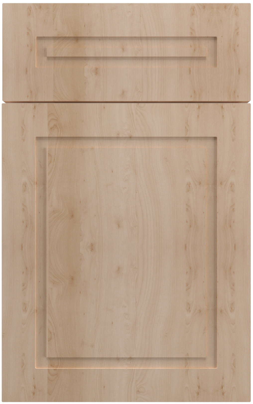 Фасады для кухни Модерн Фрезеровка «Ла Дефанс» Берёза полированная №22 SIDAK SIST3656-9856