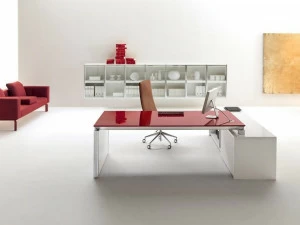 Martex Прямоугольный стеклянный стол Han