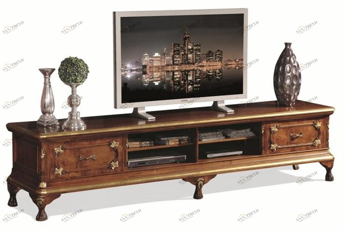 SCAPPINI & C Низкая деревянная тумба под ТВ с ящиками 35th anniversary 676