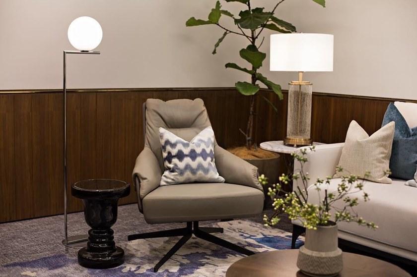 Grado Design Поворотное кожаное кресло с подлокотниками Lord Lod-ch-03 - Вид №3