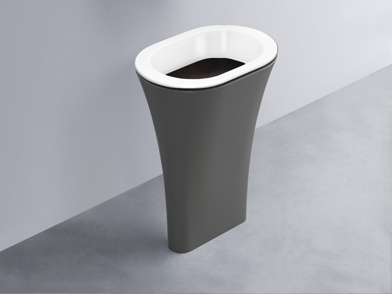 AMLA65-BL+AMPILO-LV+AMCOLO-CM Раковина Amedeo Ovale отдельностоящая cielo Enjoy + Amedeo Ceramica Cielo