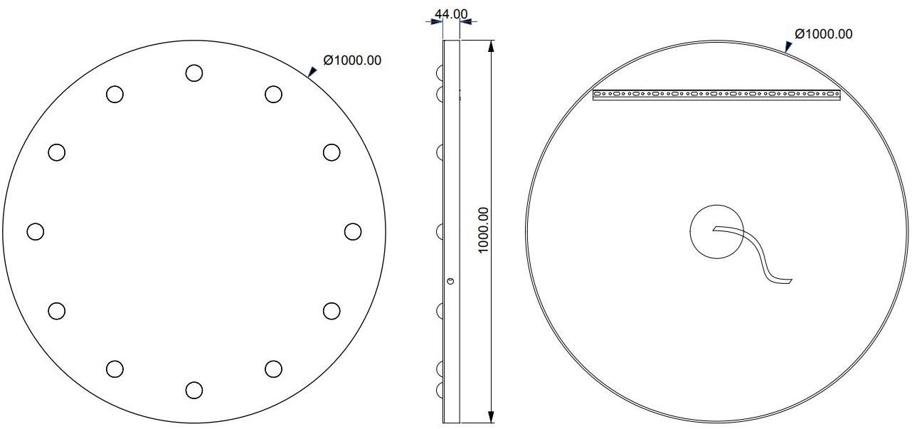 UNICA by Cantoni Круглое настенное зеркало со встроенной подсветкой Mde sun-id-1512458 - Вид №7